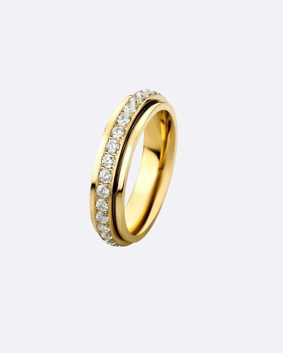 CARATS RING. - 14K GOLD - DRIP IN THE JEWEL