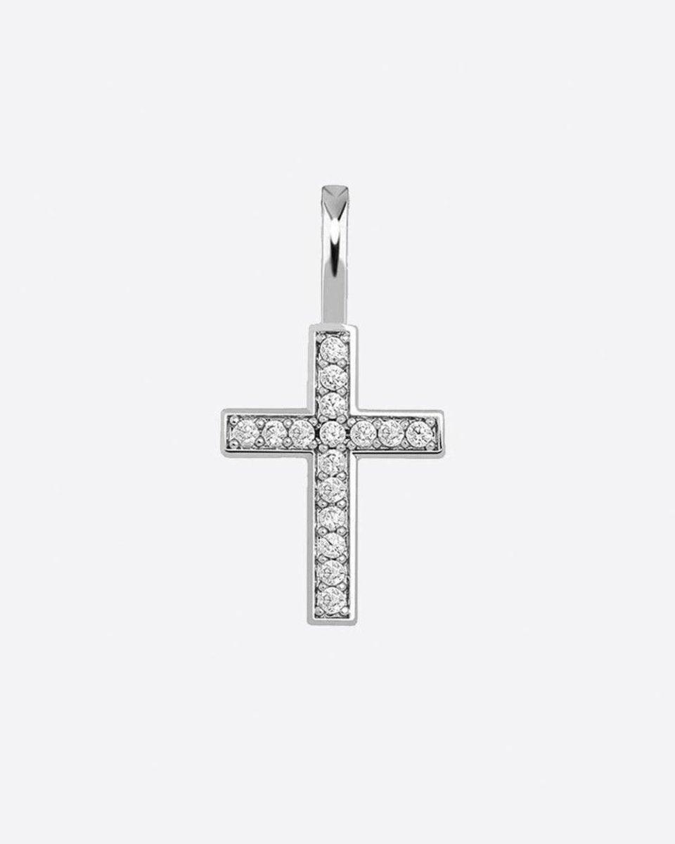FAITH PENDANT 925. - WHITE GOLD - DRIP IN THE JEWEL