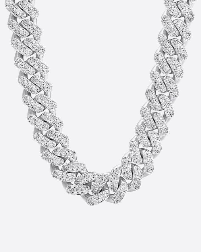 FREEZY CUBANA. - 20MM WHITE GOLD ® - DRIP IN THE JEWEL