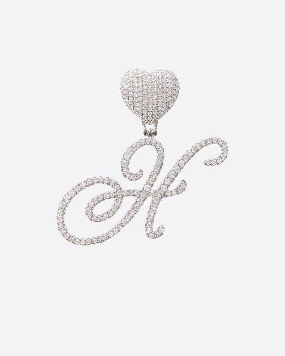 FRESH HEART FONT. - WHITE GOLD - DRIP IN THE JEWEL