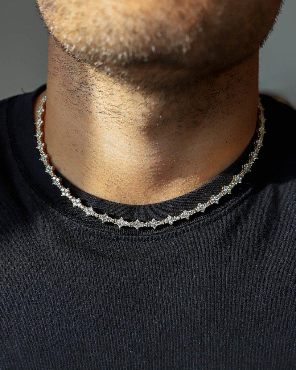 HONEYCOMB CHAIN. - GOLD ® - DRIP IN THE JEWEL