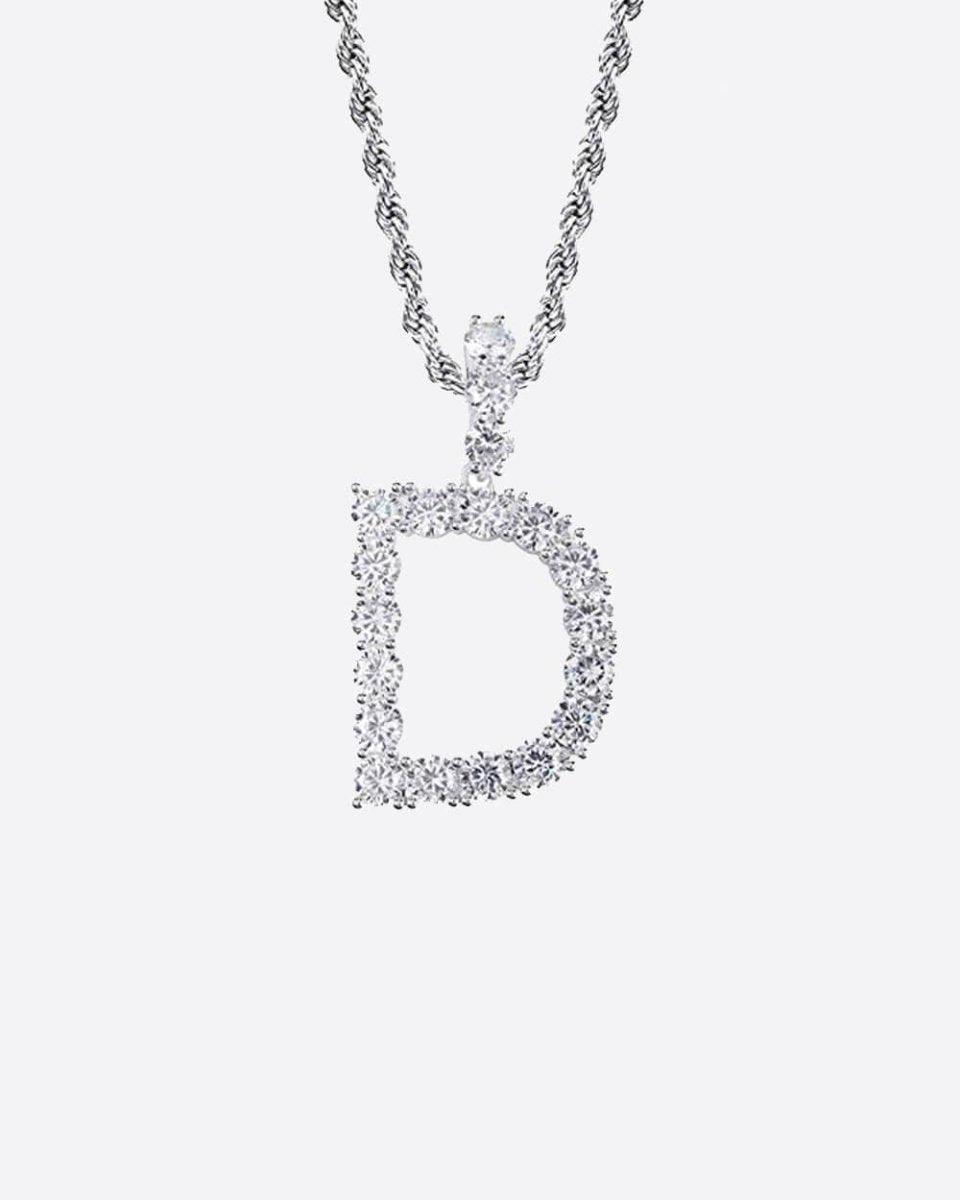 LETTER PIECE. - WHITE GOLD - DRIP IN THE JEWEL