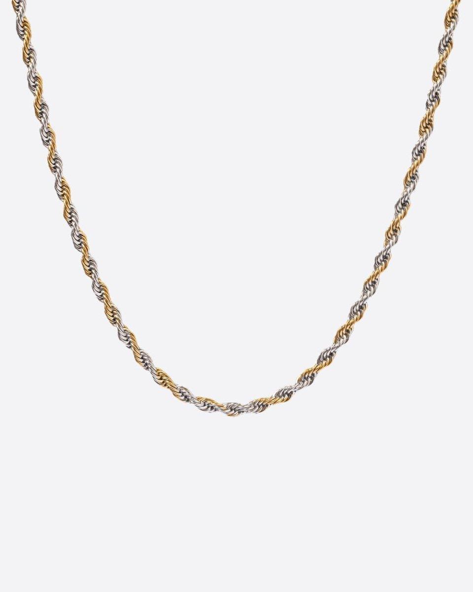 MIXED CLEAN ROPE CHAIN. - GOLD ® - DRIP IN THE JEWEL