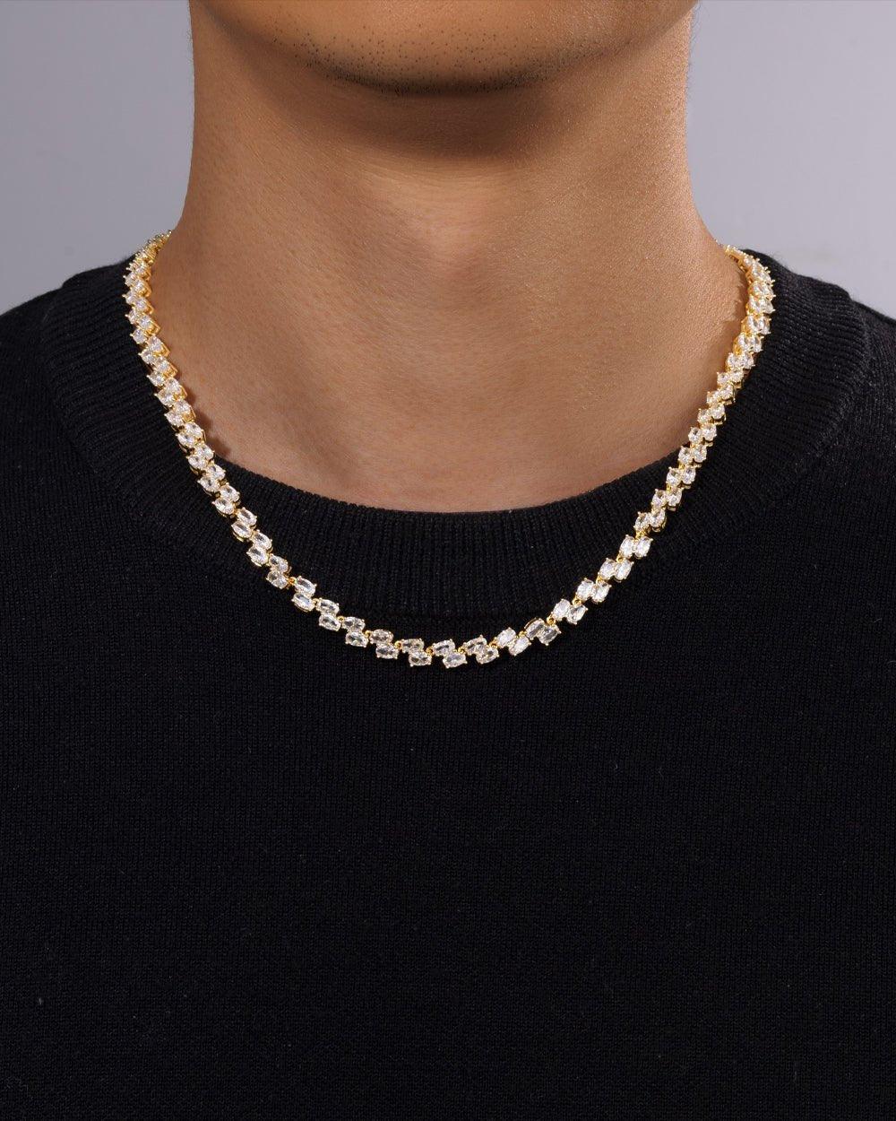 OVAL SPARKLE LINK CHAIN. - 18K GOLD - DRIP IN THE JEWEL