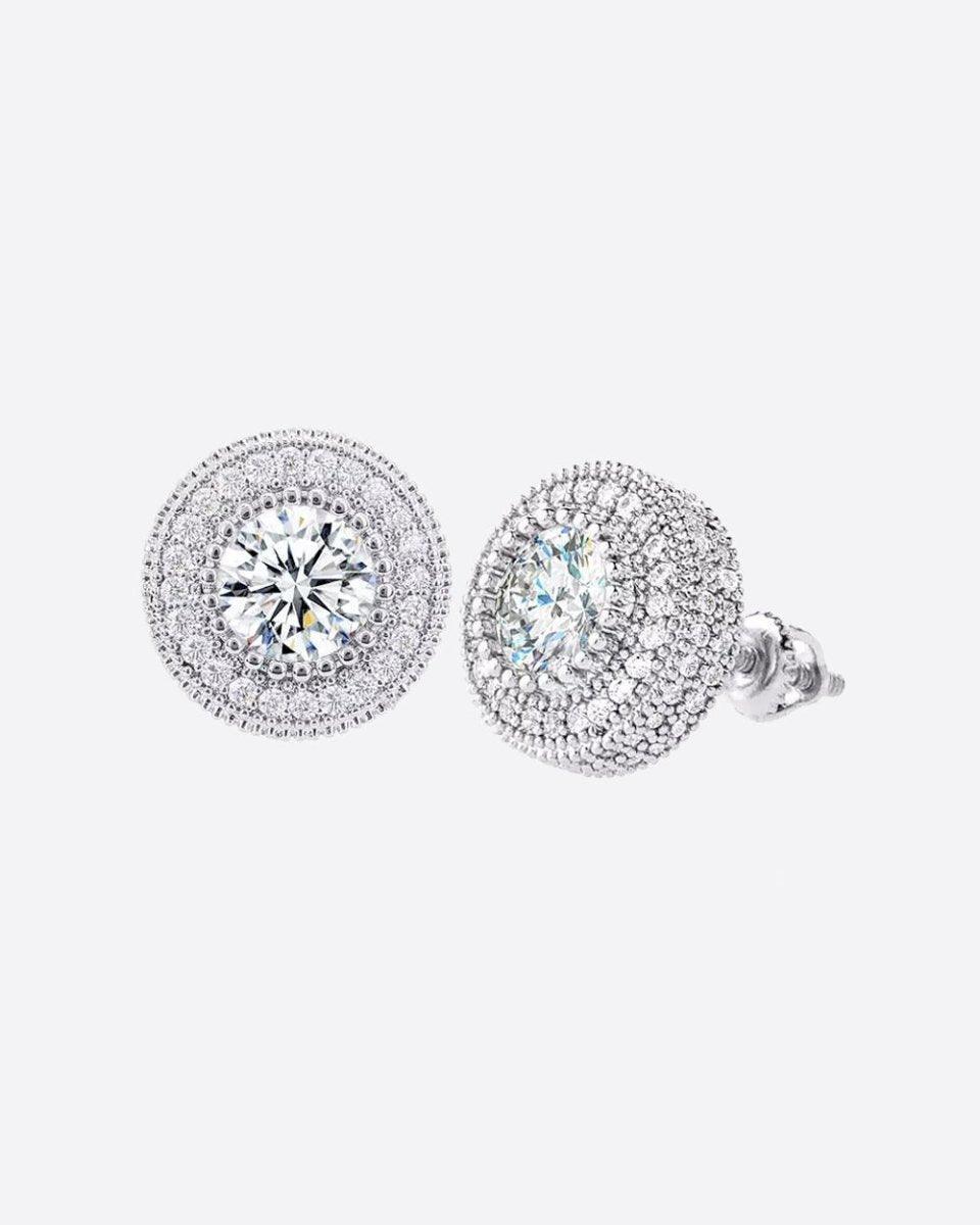 POPPIN STUDS. 925 - WHITE GOLD - DRIP IN THE JEWEL