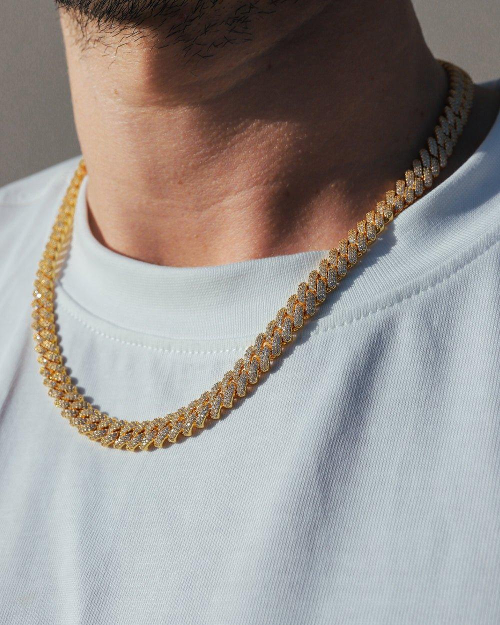 PRONG CHAIN. - 9MM 18K GOLD - DRIP IN THE JEWEL