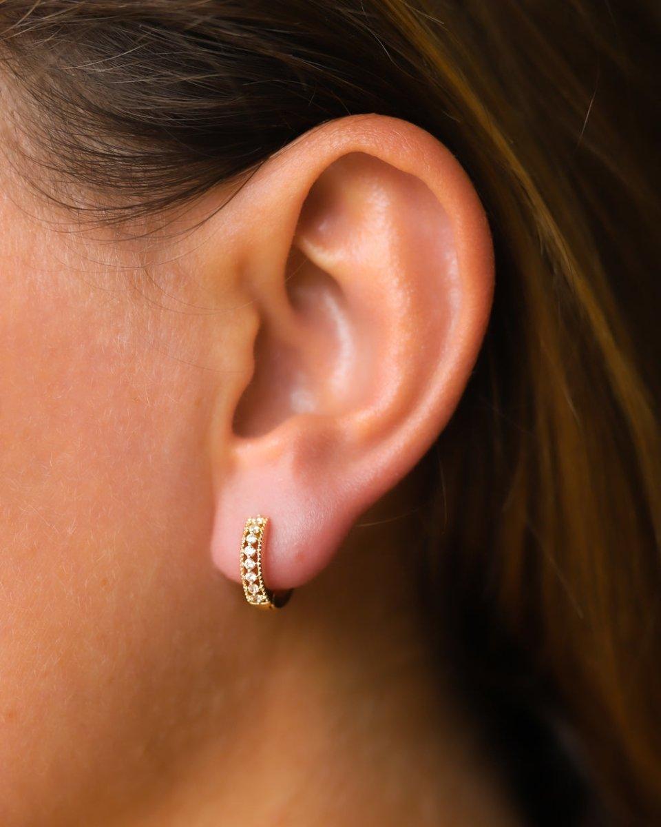 SPARKLES EARRINGS. - 18K GOLD - DRIP IN THE JEWEL